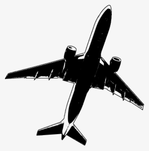 Clipart Malaysia Air Mh17 Flight Crash Airplane Outline - Flying Airplane T Shirt Plane Jet Airliner Silhouette #1124684