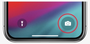 Camera Icon In The Bottom Right Of The Lock Screen - Netbook #1124903