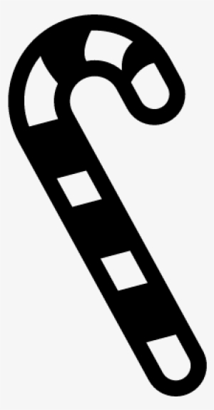 Halloween Candy Cane Vector - Baston De Caramelo Vector #1125147