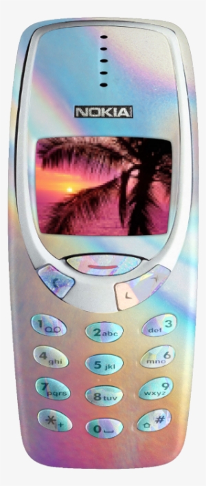 Mine Beach Nokia 90s Png Cell Phone Transparent Holographic - Computer Mouse Pad Mousepads Rubber Pad #1125150
