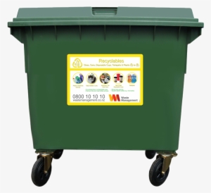 660 Litre Wheelie Bin - Waste Management Wheelie Bins #1125174