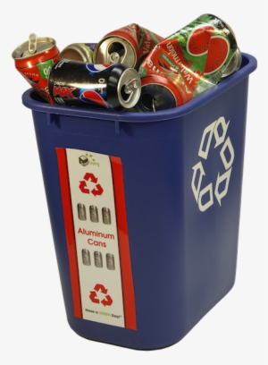 7 Gallon Deskside Recycling Container With Label #1125196