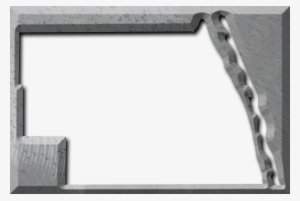 A Map Of Indian River With The Map Area Carved Out - River #1125313