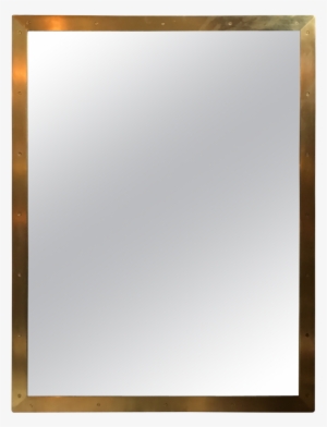 Viyet Designer Furniture Accessories Restoration Hardware - Antique Brass Metal Mirror #1125518