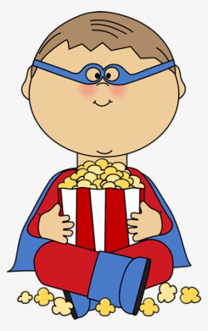 Boy Superhero Eating Popcorn - Eating Popcorn Clipart #1126180 Boy Superhero Eating Popcorn - Eating Popcorn Clipart #1126180