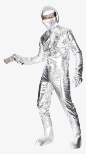 Astronaut Suit Costume - Silver Space Suit #1126406