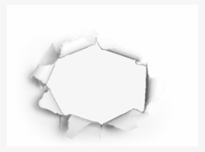 Papel Sticker - Hole Rip In Page - Free Transparent PNG Download - PNGkey
