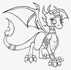Spyro - Cynder The Dragon Drawing #1126831 Spyro - Cynder The Dragon Drawing #1126831