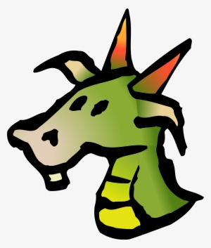 Clipart Dragon Realistic - Dragon Head Clipart #1127142
