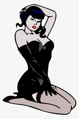 This Free Icons Png Design Of Pin-up Blue #1127372