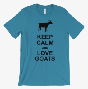 Keep Calm And Love Goats Unisex Short Sleeve T-shirt - Women Geek T Shirt #1128117