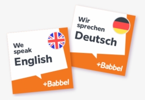 We Speak Babbel Stickers Spa - Babbel #1128590