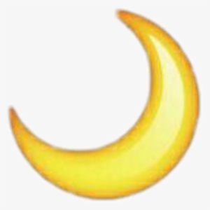 Moon Moonemogi Emogi Luna Emoticones Png Overlay Tumblr - Crescent Moon Emoji Transparent #1129078