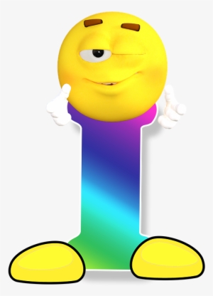 Png Source - Alphabet Smiley Letters N #1129209