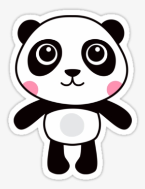 Collection Of Free Transparent Stickers Cartoon Download - Cartoon Pandas In Love #1129215