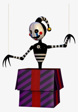 Confetti Clipart Fnaf - Fnaf 6 Security Puppet #1129559