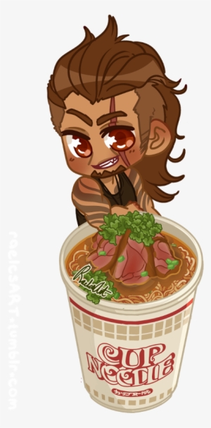 Png Transparent Library Ffxv Cup Noodle Gladio By Raelcsart - Cup Noodle Gladiolus #1129828