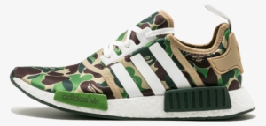 Bape X Adidas Nmd R1 Unisex Green Camo Ba7326 - Nmd R1 Adidas Camo #1129917