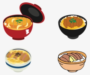 Katsudon Donburi Tonkatsu Fried Shrimp Computer Icons - Katsudon Clipart #1129964