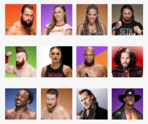 Rusev Ronda Rousey Sarah Logan Seth Rollins Sheamus - Sami Zayn 2016 Posed Poster #1130418