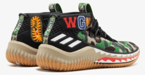 Adidas A Bathing Ape Dame 4 Bape Green Camo Ap9974 - Adidas X Bape Mens Dame 4 Ap9974 #1130486