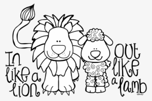 Simple Lamb At Getdrawings - March Lion Lamb Coloring Pages #1130513