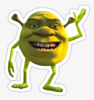 "shrek Wazowski" Stickers By Greedretro - Shrek Wazowski #1130715