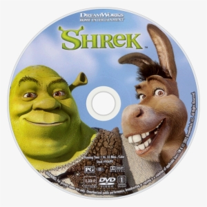 Shrek Dvd Disc Image - Shrek 1 2001 Dvd - Free Transparent PNG Download ...