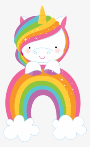 Llama Transparent Cartoon Rainbow - Props De Unicornio Para Imprimir #1131022