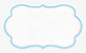 Cloud Border Png - Pink And Blue Border #1131225