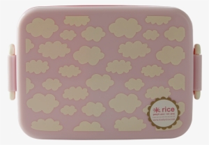 Pink Cloud - Rice Lunchbox With Divider #1131369