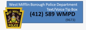 West Mifflin Borough Police Department Opens A Text - Indian Wells Tennis Garden #1132335
