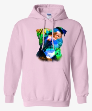 Watercolor Pit Bull - Black Lives Matter Backwoods Hoodie #1132715