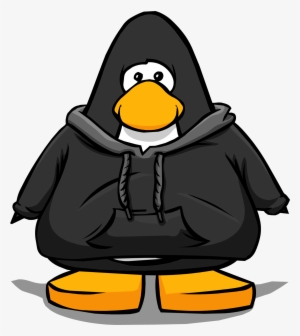 Black Hoodie - Png - Club Penguin Character #1132944