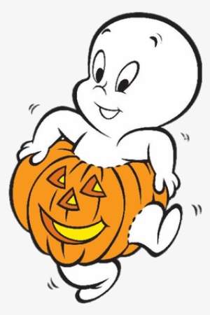 Casper Flying On A Broom Transparent Png #1132964