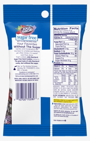 Sugar Free Jolly Rancher Nutritional Info #1132966