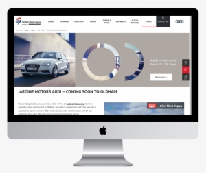 Audi Imac Mockup - App Dashboard Logistics #1133015