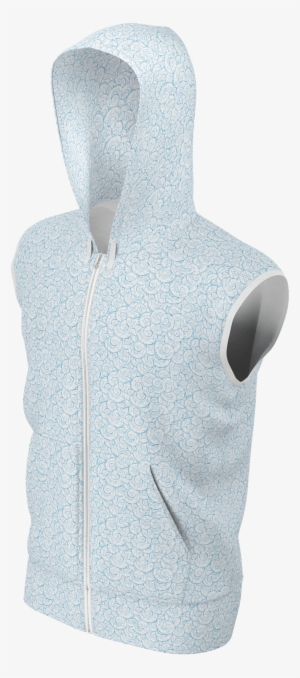 Sleeveless Hoodie - Watercolor Anemones - Hoodie #1133160 Sleeveless Hoodie - Watercolor Anemones - Hoodie #1133160