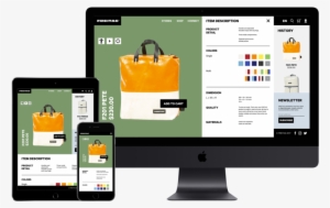 Imac Psd Mockup Template Freitag 4 - Portable Network Graphics #1133198