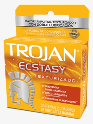 Trojan Ecstasy Texturizado - Trojan Her Pleasure Ecstasy Latex Condoms, Premium, #1134027