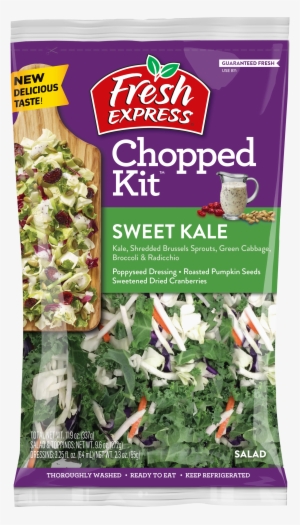 Sweet Kale Chopped Salad Kit - Fresh Express Spring Mix - 5 Oz Bag #1134226