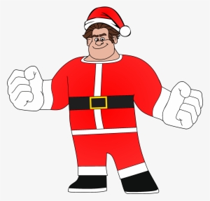 Wreck-it Ralph As Santa Claus With His Hat - Wreck-it Ralph #1134879