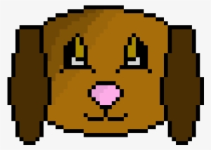 Pixel Dog Face - Dog Face Pixel Art #1135095