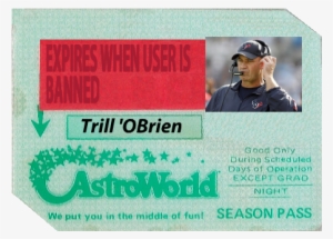 Trill O'brien - Travis Scott Astroworld Card #1135876