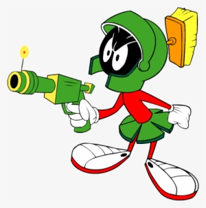 Marvin The Martian Copy - Looney Tunes Martian Gun - Free Transparent ...