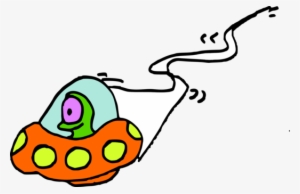 Unidentified Flying Object Cartoon Flying Saucer Ufo - Clip Art #1136756