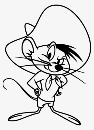 Looney Tones Speedy Gonzales Warning Coloring Pages - Speedy Gonzalez Para Colorear #1136822