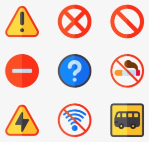 Signal And Prohibitions - Traffic Signs Icon #1137117