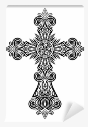 Ornate Cross - Pink And Blue Case - Galaxy Note 3 #1137507