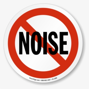 No Noise Symbol Iso Prohibition Circular Sign - No Noise #1137661